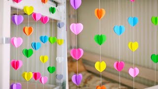 Easy Paper Birthday Decoration Idea • Handmade Birthday Decoration At Home • DIY Birthday Decoration [upl. by Harriott958]