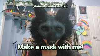 how to make a therian mask home made [upl. by Karleen11]