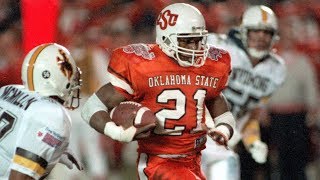 The Greatest Running Back in College Football History 💯 Barry Sanders was UNSTOPPABLE 🔥🔥🔥 [upl. by Furnary]