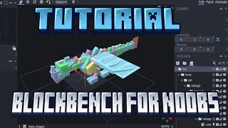 BLOCKBENCH FOR NOOBS  Modeling Basics  How to Create Custom Models [upl. by Jan]