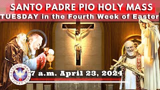 Catholic Mass Today Live at Santo Padre Pio National Shrine  Batangas 23 Apr 2024 7am [upl. by Ahsinav378]