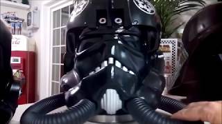 Rubies Tie Pilot Helmet Review and Modification [upl. by Zere]