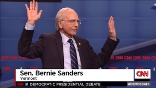 Bernie Sanders Likes Larry Davids Impression He Does It Better Than I Do [upl. by Alister706]