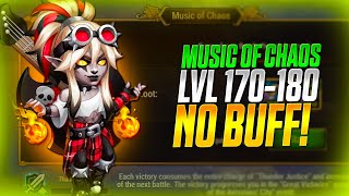 Best Team to Defeat Music of Chaos Levels 170 amp 180  No Buff Strategy with Augustus  Hero Wars [upl. by O'Toole]