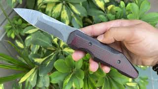 Gustavo Cecchini GTC  Bob Terzuola Collaboration Flipper Custom Knife From R1MarketPlace [upl. by Eiffub]