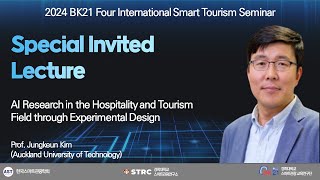 Special Invited Lecture AI Research in the Hospitality amp Tourism Field through Experimental Design [upl. by Hsan]