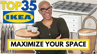 35 Genius Small Space Essentials from IKEA in 2024 Studio Small Space and Apartment Friendly [upl. by Alahs767]