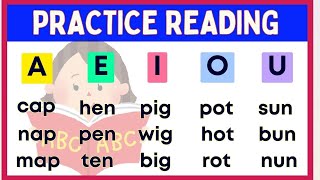 Let Your Child Practice Reading Short Sound Words  Phonics  Learn to Read [upl. by Galvin]