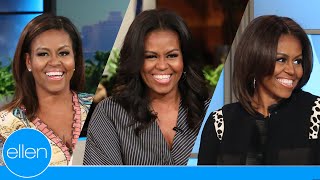 Michelle Obamas Best Moments on Ellen [upl. by Eilrahs]