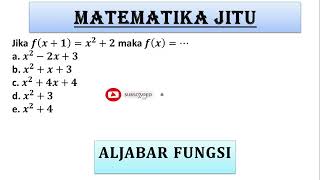 Latihan Soal Operasi Aljabar Fungsi [upl. by Reginald]