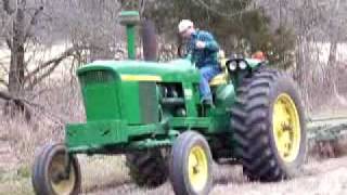 John Deere 4020 plowing [upl. by Ymmor809]