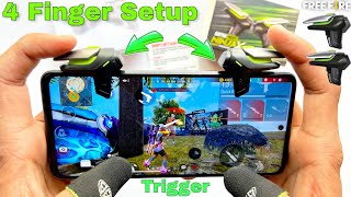 Gaming trigger unboxing and gaming play mobile games like 4 fingers spinbot gaming trigger [upl. by Nodarse]