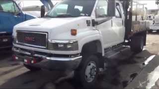 2005 GMC C4500 4x4 Crew Cab 12 Flatbed Truck [upl. by Darmit409]