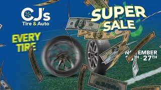 CJs Tire amp Auto Super Sale 2024 [upl. by Eniamsaj]