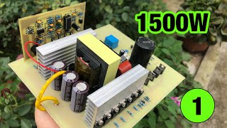 Make 1500W sine wave inverter  utsource [upl. by Enotna]