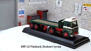 ERF LV Flatbed Stobart lynda [upl. by Marfe]