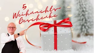 5 Geschenke die wirklich Spaß machen 5 Tipps für Hobbyköcheinnen [upl. by Yrkcaz]