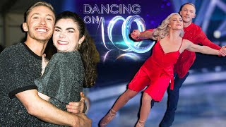 Behind the scenes of DANCING ON ICE Nile Wilson Week 1 [upl. by Enaed]