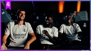 WHERE DO OUR PLAYERS WANT TO TRAVEL Vini Jr Courtois amp Rüdiger  Real Madrid [upl. by Firestone]