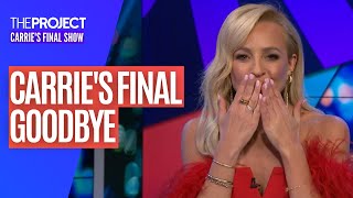 Carries Final Show Carrie Bickmore Says Goodbye To The Project Desk [upl. by Adirf]