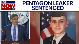 Pentagon leaker Jack Teixeira sentenced to 15 years in prison  LiveNOW from FOX [upl. by Dinah]