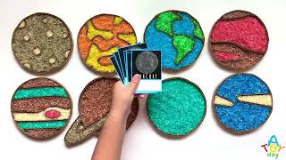 Planet Crafts for BABY 🪐🌎🔭☄️🌌  Learn Mercury Venus Earth Mars Jupiter Saturn Uranus Neptune [upl. by Lenora25]