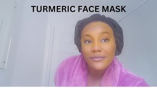 TURMERIC FACE MASK DIY [upl. by Sherrill]