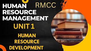 HUMAN RESOURCE DEVELOPMENT [upl. by Lupe]