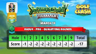 Golf Clash St Patricks Day Tournament Pro 18 Guide [upl. by Victory]