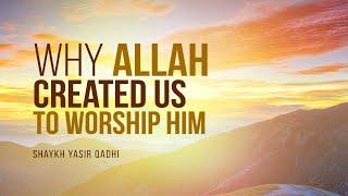 If Allah Is Almighty Why Did He Create Us To Worship Him  Shaykh Yasir Qadhi  FAITH IQ [upl. by Akiraa]