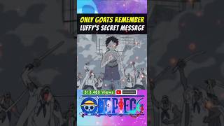 Luffy’s Secret Message 3D2Y The One Piece Time Skip [upl. by Vaish]