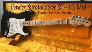 Fender ST43 Tex Mex Pickups 1  sample sound [upl. by Arym]