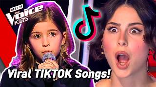 The BEST TIKTOK Song Covers on The Voice Kids 🤩 [upl. by Roderic691]