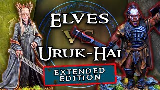 Mirkwood Elves Vs UrukHai  MESBG Battle Report [upl. by Cooperman333]