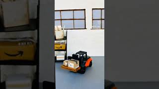 DIY wooden crate and boxes dioramagarage diy stopmotion tomica [upl. by Dorolisa]