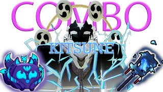 Combo 6s Kitsune  Fox Lamp kiennova bloxfruits combokitsune [upl. by Nigrom]