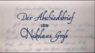 der Abschiedsbrief von Nikolaus Groß [upl. by Nason]