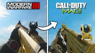 Modern Warfare 2023 vs MW3 2011  Weapons Comparison [upl. by Nyleek]