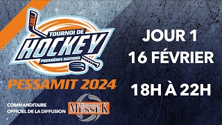 Tournoi de hockey des premières nations de Pessamit 2024  Vendredi 16 février [upl. by Animsay]