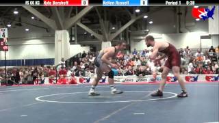 Kyle Borshoff vs Kellen Russell at 2013 Las VegasASICS US Open [upl. by Sinegold974]