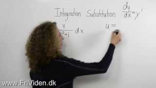 Introduktion til integration ved substitution ved et eksempel [upl. by Sato]