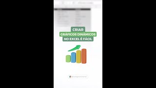 Gráficos dinâmicos no Excel  shorts [upl. by Jaime638]