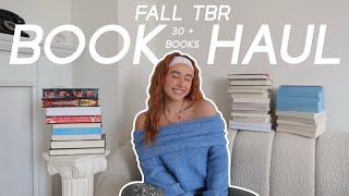 i bought 30 books  FALL BOOK HAUL [upl. by Aubyn]