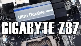 Gigabyte Z87 D3HP Motherboard Preview [upl. by Llehsram]