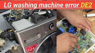 LG washing machine error DE2 kasy solve Karen [upl. by Yblok326]