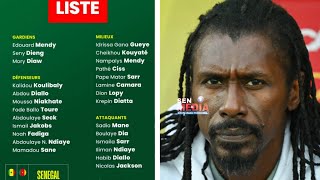 Officiel Aliou Cissé convoque une liste de 26 joueurs dont Mamadou Sané et Noah Fadiga [upl. by Ziwot836]