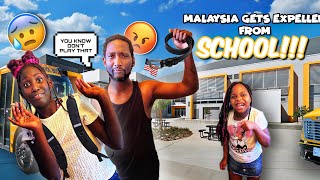 MALAYSIA GETS EXPELLED FROM SCHOOL PRANK ON OUR DAD 👨🏽 HE WAS SO MAD😡 mustwatch [upl. by Enyaw]