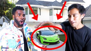 I broke Jason Derulos Lamborghini  Magic with Celebrities [upl. by Ecnerwal]