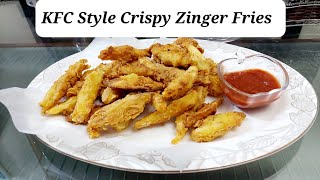 Crispy French Fries  Easy Zinger Fries Recipe Kids Lunch box ideas KFC style zinger fries recipe [upl. by Adlanor]