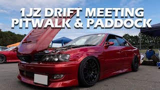 1JZ Drift Meeting Pitwalk and Paddock  Fuji Speedway [upl. by Sallyann]